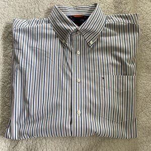 Tommy Hilfiger Two Ply Cotton Button Down Shirt